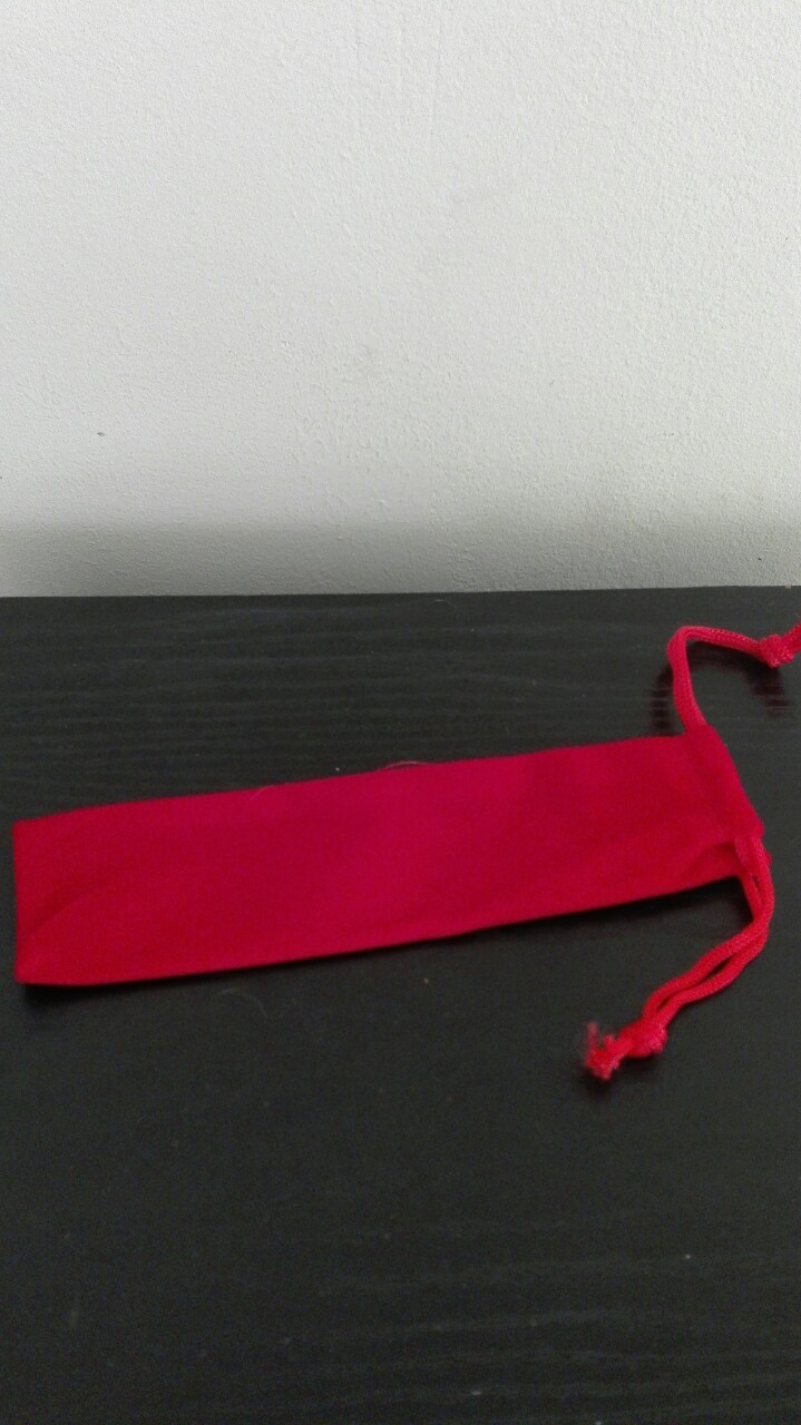 Pen case in red color