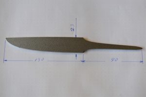 Blade 130 / 3.5mm.-steel AEB-L